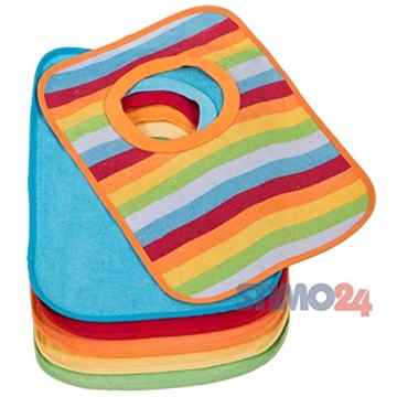 Lätzchen Schlupflätzchen Babylätzchen Babylatz Sabberlatz 3 verschiedene Modelle 6er oder 10er Pack (6er Pack Unisex)