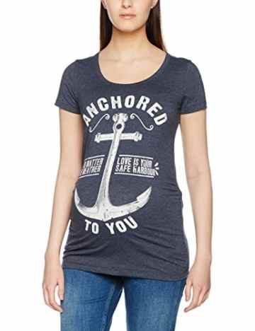MAMALICIOUS Damen Umstands-T-Shirt Mlanchor S Jersey Top
