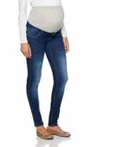 MAMALICIOUS Damen Umstandsjeans Mlalexa Blue Slim Jeans