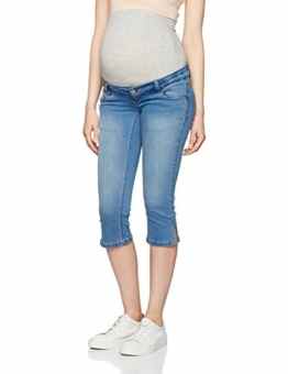 MAMALICIOUS Damen Umstandsjeans Mlcapri Lt Blue Denim Knickers