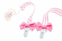 MAVO Schnullerbänder – 2 x PREMIUM Schnullerhalter für Mädchen und Jungen – IDEAL als Geschenk zur Geburt ! Baby Schnullerkette