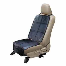 MICTUNING tolle Autositzauflage Schutzunterlage für Autosize Kindersitzunterlage-Sicherheit mit Netztasche