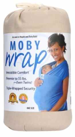 MOBY WRAP Jersey Tragetuch natur