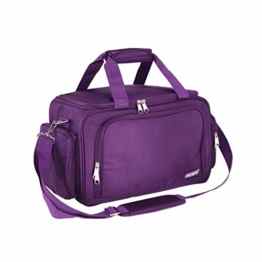 Mallette Swing TRI014 Arzttasche, für Arzt, Krankenschwester, Farbe Pflaume