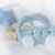 Mamasliebchen Premium Schnullerkette Auto mit Name und Stern hellblau 16522