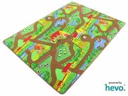 Mein Dorf HEVO ® Strassen Spielteppich | Kinderteppich 145×200 cm