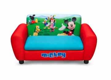 Mickey Mouse Kindersofa (Rot/Blau)