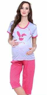 Mija – 2 in 1 Stillpyjama / Stillschlafanzug / Umstandspyjama 2065