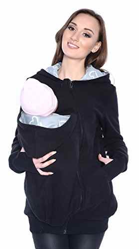 Mija – 3in1 Tragejacke, Umstandsjacke / Fleece Tragepullover für Tragetuch für Babytrage 4018A