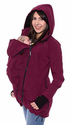 Milchshake – Softshelljacke mit Bauch- und Rückentragefunktion – „Bosco“