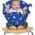 Mobiseat Mobiler Kindersitz blau mit Eulen