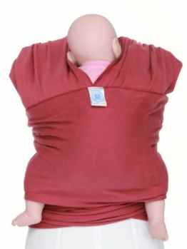 MobyWrap Tragetuch Organic garnet