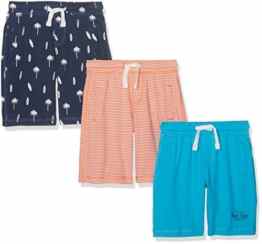Mothercare Baby-Jungen Jb Boho Aop/Scuba Blue/ Stripe 3pk Short