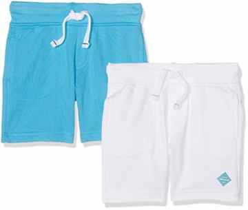 Mothercare Baby-Jungen Mb Promo 2pk Short Turq and White