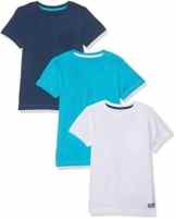 Mothercare Baby-Jungen T-Shirt Jb Boho White / Turq / Navy Slub 3pk Tee Ss