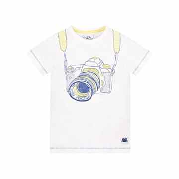 Mothercare Baby-Jungen T-Shirt Jb Lab White Camera Up Spec Tee Ss