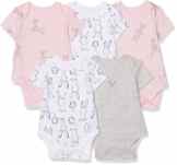 Mothercare Baby-Mädchen Body Girls 5pk Ss Modern Layette Bodysuit