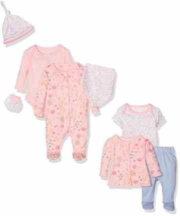 Mothercare Baby-Mädchen Body Girls 8pc Set Newborn Blooming Farm
