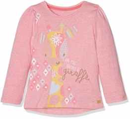 Mothercare Baby-Mädchen T-Shirt Mg Safari Pink Ls Giraffe Tee