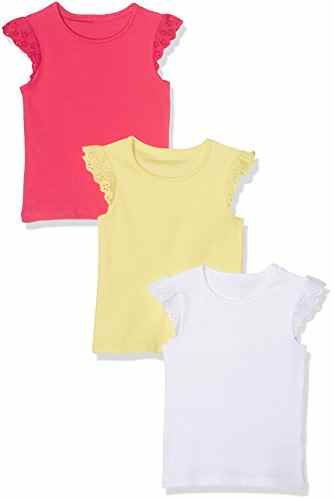 Mothercare Baby-Mädchen Top Mg Candy 3pk Plain Vest
