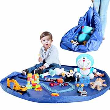 Mture Kinder Aufräumsack Spieldecke Spielzeug Speicher Tasche Aufbewahrung Beutel Spielzeugaufbewahrung Toys Aufbewahrungstasche XL