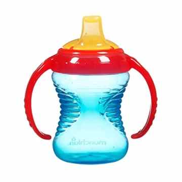 Munchkin 011057 – Trinkbecher Mighty Grip (237ml) – Auslauf-/tropsichere Ventiktechnologie – BPA frei
