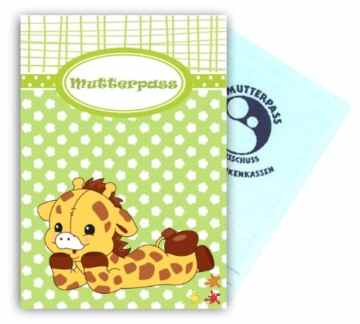 Mutterpasshülle Giraffe – 10 Motive zur Wahl – personalisierbar mit Namen