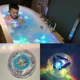 NO:1 Bunte Wasserdicht Badezimmer Badewanne LED Lichter Kinder Badewannenspielzeug Schwimmbad Lichter Aquarium Lichter