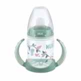 NUK First Choice Trinklernflasche 150ml, Soft-Trinktülle aus TPE, ab 6 Monate