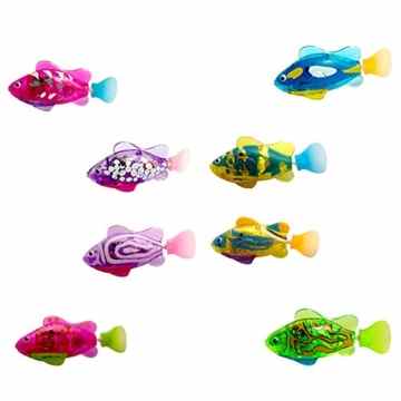 NUOLUX 4pcs Roboter Fische schwimmen elektrische Clownfische Batterie betriebene Spielzeug (zufällige Farbe)