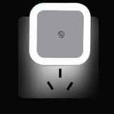 Nachtlicht, FIDEA night Licht 0.5W Plug in LED Nachtlicht Lampe mit Sensor, mit automatischer Dämmerung bis Dämmerung Lichtsensor, weiß, 4er Pack (Platz)