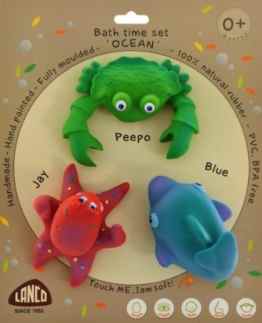 Naturkautschuk Badewannespielzeug Beissring ‚Ocean‘