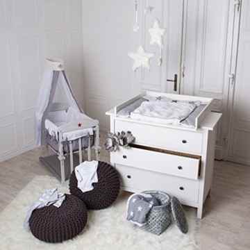 Neu! Wickelaufsatz, Wickeltischaufsatz mit runden Kanten für IKEA Hemnes Kommode!