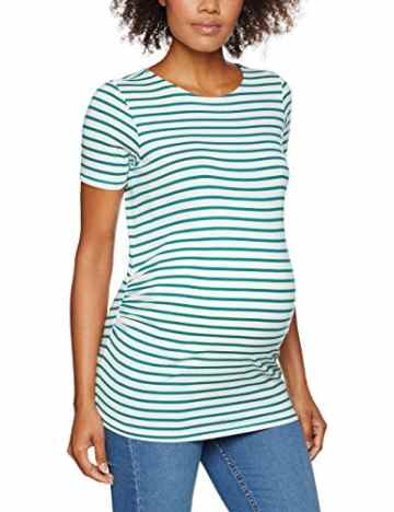 New Look Maternity Damen Schwangerschafts-T-Shirt Breton Stripe