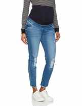 New Look Maternity Damen Umstands Jeans Overbump Rip Raw Hem Bowie
