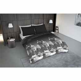 Nightlife – Bettwäsche / Bettbezüge NY Manhattan – Schwarz – 135×200 – Mit 1 Kissenbezug 80×80