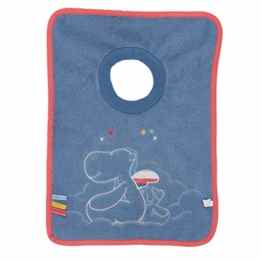 Noukies BB1609.30 Guss & Victor Lätzchen funny, blau