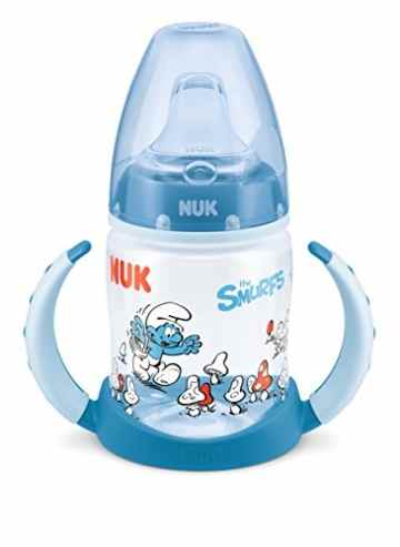 Nuk First Choice Trinklernflasche Disney Minnie und Mickey, 150 ml, Soft Trinktülle, auslaufsicher