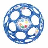 Oball-Rattle in Blau 10cm