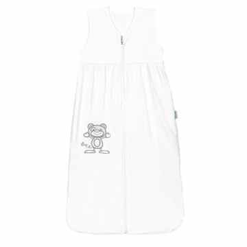 Odenwälder 1352-10100 weiß Jersey-Schlafsack ‚Anni cool‘ Gr. 110 cm