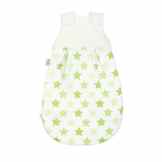 Odenwälder Basic Jersey-Schlafsack Sommer Sterne limette