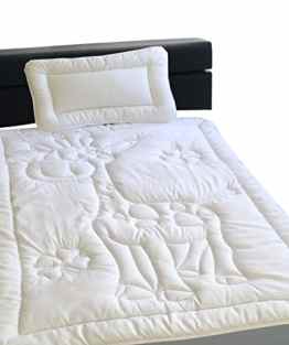 Oeko-Tex Kinder Bettdecken Set mit Giraffensteppung 40×60 + 100×135 cm kochfest 95° C.