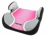 Osann Kinderautositz Autositzerhöhung Booster Topo Luxe Pop Pink rosa grau, 15 bis 36 kg, ECE Gruppe 2 / 3, von ca. 3 bis 12 Jahre, mit integrierter Gurtführung