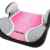 Osann Kinderautositz Autositzerhöhung Booster Topo Luxe Pop Pink rosa grau, 15 bis 36 kg, ECE Gruppe 2 / 3, von ca. 3 bis 12 Jahre, mit integrierter Gurtführung