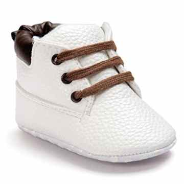 OverDose Unisex-Baby weiche warme Sohle Leder / Baumwolle Schuhe Infant Jungen-Mädchen-Kleinkind Schuhe 0-6 Monate 6-12 Monate 12-18 Monate