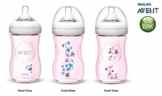 PHILIPS AVENT SCF620/17 – Limited Edition „ROSA“ 3x Flaschen mit silikon-ventilsauger, 260ml, 9oz/ 1M+