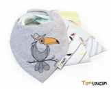 Packung mit 5 Tomtoucan Unisex Lätzchen (Hello Sunshine)