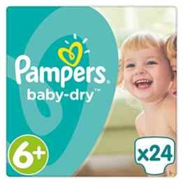 Pampers Baby-Dry Größe 6 plus, 16 plus kg, 24 Stück