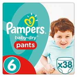 Pampers Baby-Dry Pants, Gr. 6, 15 + kg, 38 Windeln