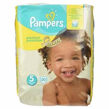 Pampers Premium Protection Größe 5, 20 Windeln